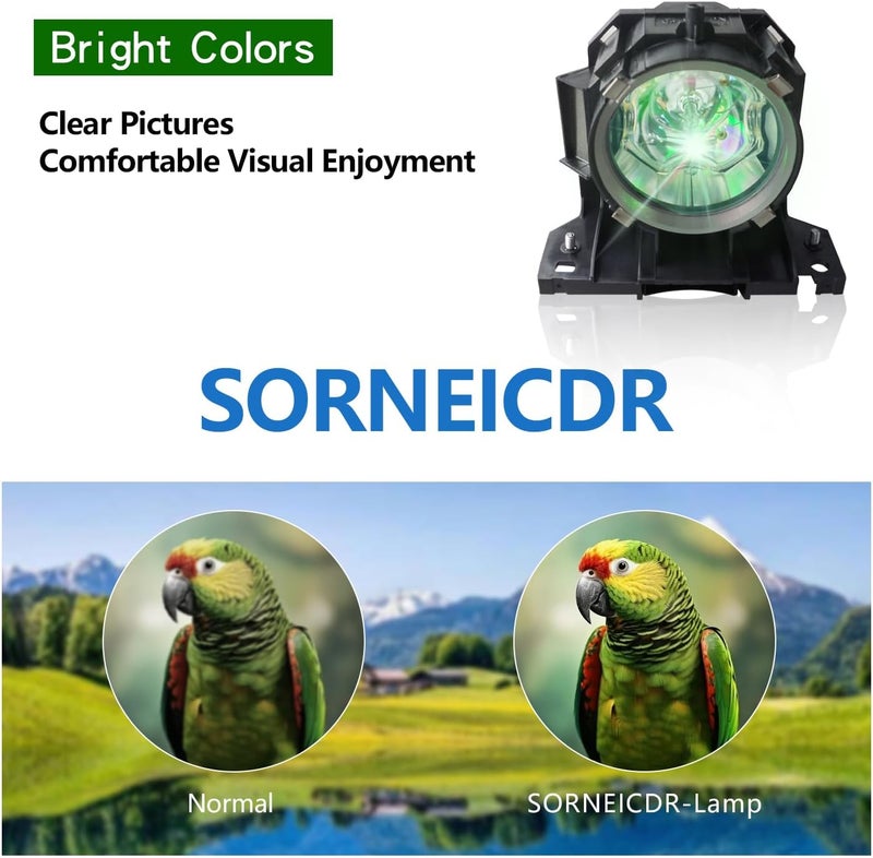 SORNEICDR DT00873/SP LAMP-046 لمبة بروجكتور بديلة متوافقة مع بروجكتورات هيتاشي CP-SX635 CP-WUX645 CP-WUX645N CP-WX625 CP-WX625W CP-WX645 CP-X809 INFOCUS IN5104 IN5108 IN5110 - Image 3